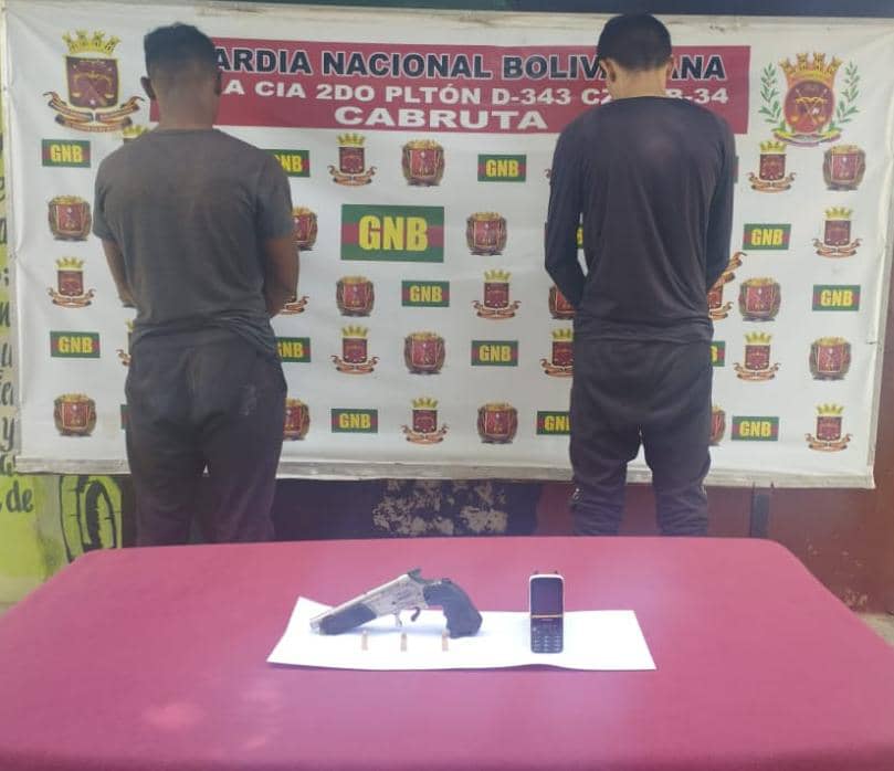 [:es]Comando rural de la GNB capturó dos ladrones en Cabruta[:]