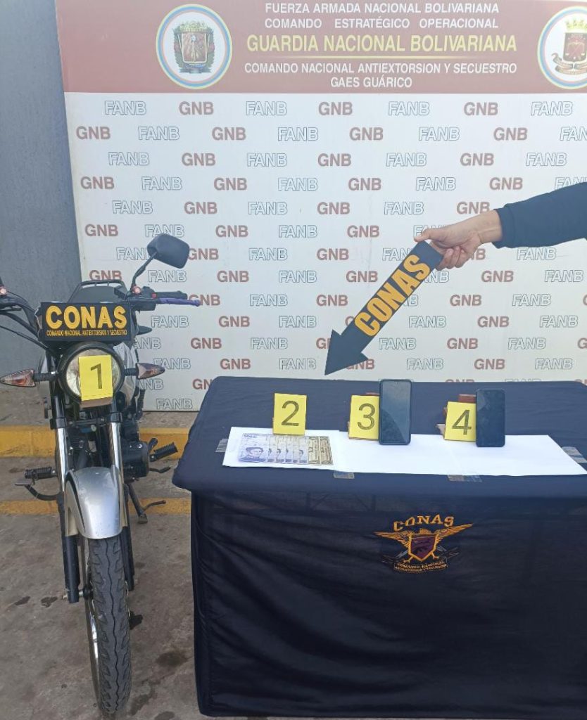 Evidencia incautada en el procedimiento.