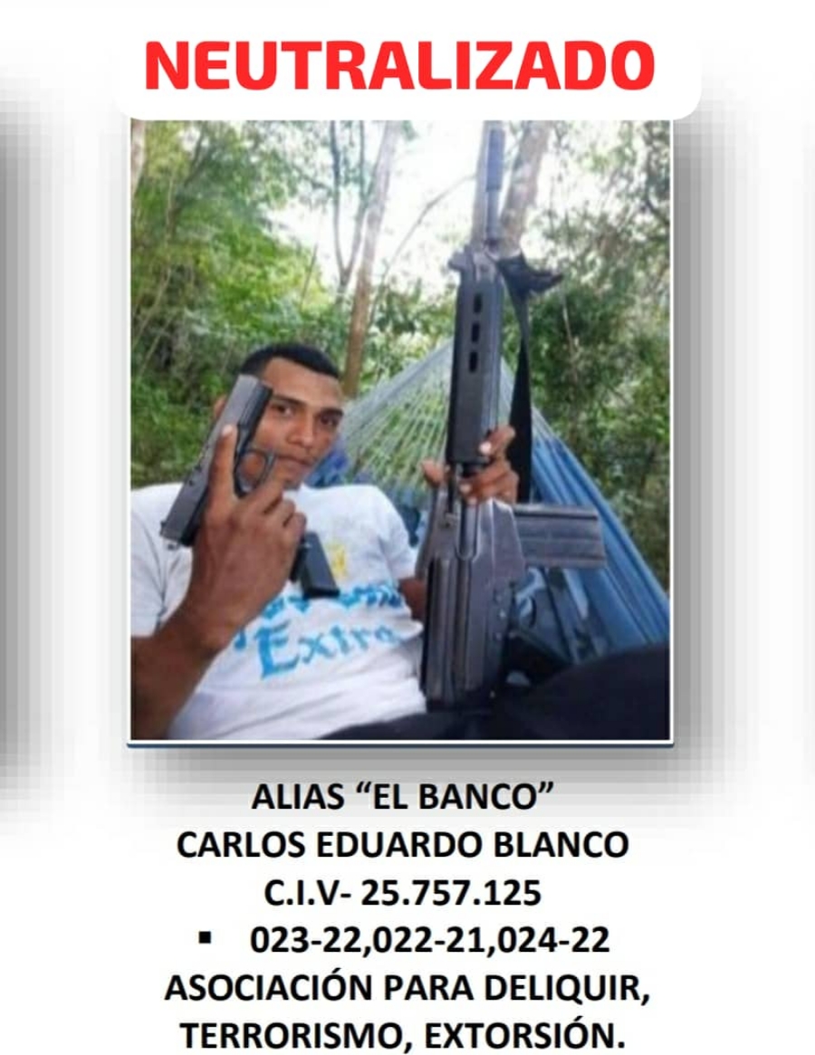 [:es]Abatieron al «Banco» uno de los más buscados en Guárico[:]