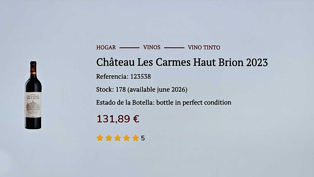 Vinos Carmes Haut Brion y su famoso castillo